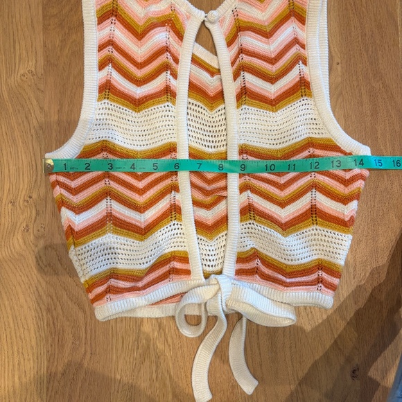 MOTHER Crochet Chevron Open Back Tank ASO Taylor Swift - Picture 6 of 12